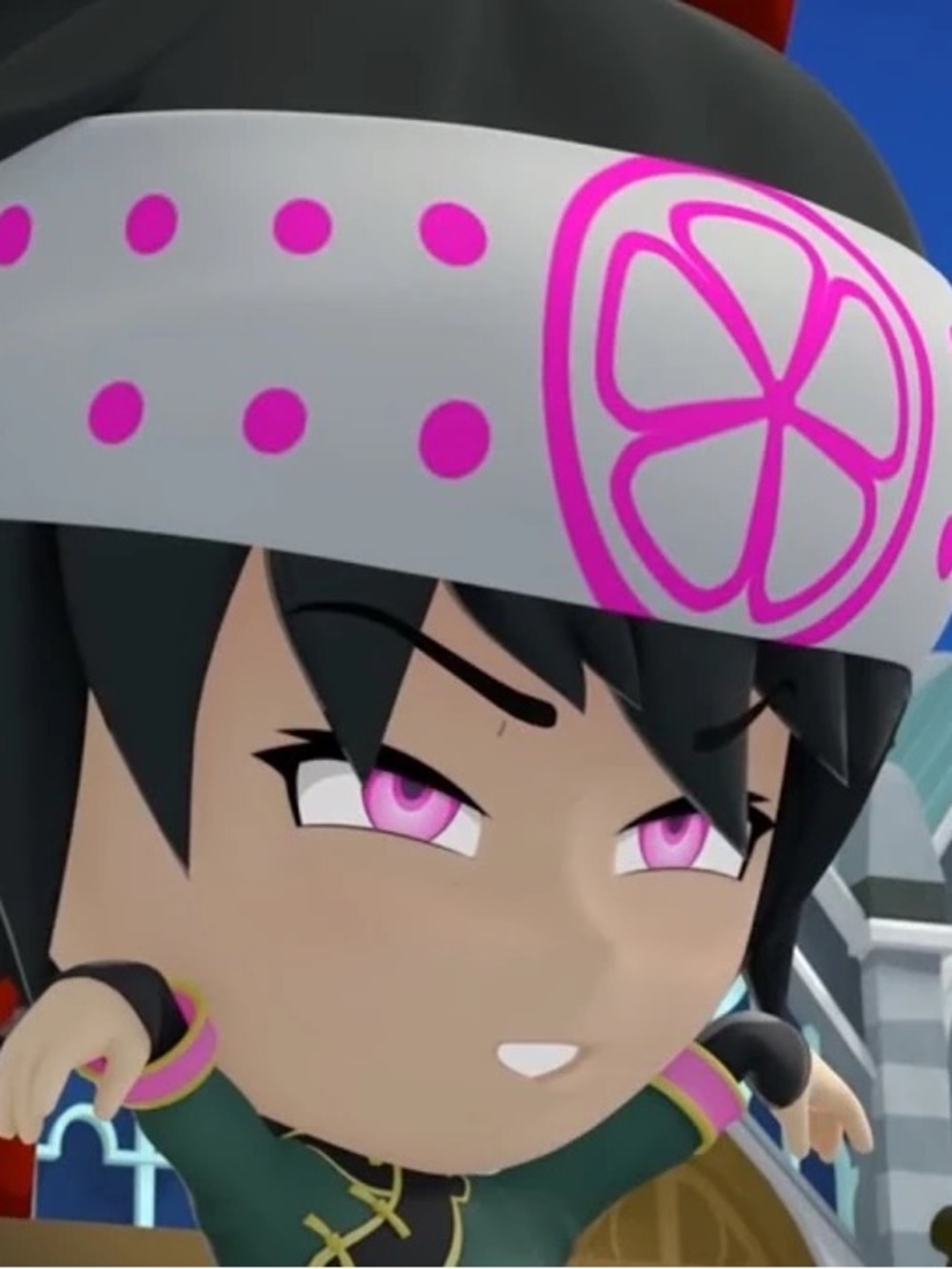 RWBY Ren’s 'Please Do Nothing to the Cook' Apron with Pockets and Bandana - Picture 4 of 4